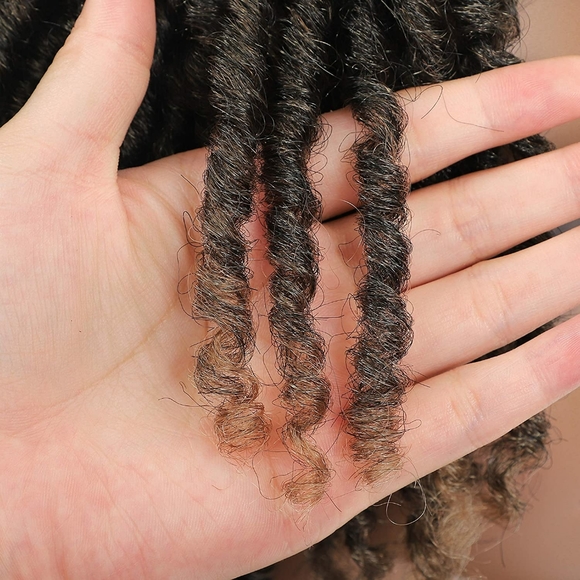 Dreadlocks Wig Faux Locs Crochet Hair 8in.  - Picture 5 of 5